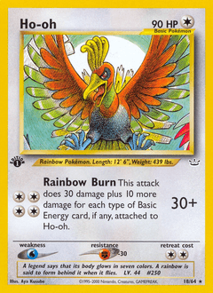 Ho-oh 1st Edition - Neo Revelation