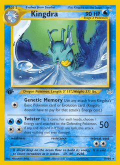 Kingdra 1st Edition - Neo Revelation