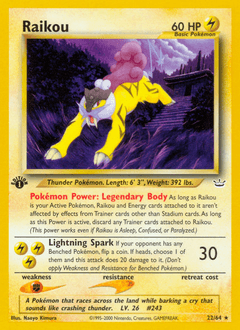 Raikou 1st Edition - Neo Revelation