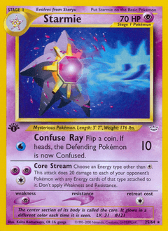 Starmie 1st Edition - Neo Revelation