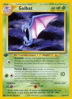 Golbat 1st Edition - Neo Revelation