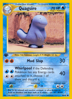 Quagsire 1st Edition - Neo Revelation