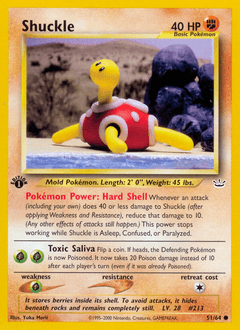 Shuckle 1st Edition - Neo Revelation