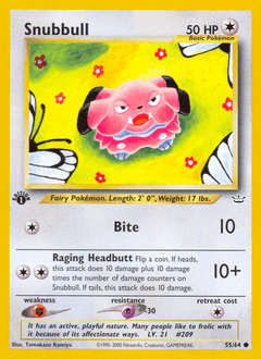 Snubbull 1st Edition - Neo Revelation