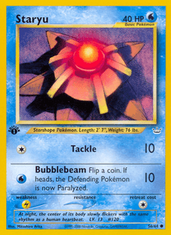 Staryu 1st Edition - Neo Revelation