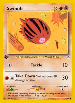 Swinub 1st Edition - Neo Revelation