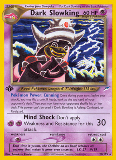 Dark Slowking 1st Edition - Neo Destiny