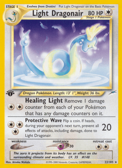 Light Dragonair 1st Edition - Neo Destiny