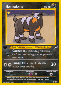 Houndour 1st Edition - Neo Destiny
