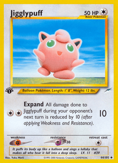 Jigglypuff 1st Edition - Neo Destiny