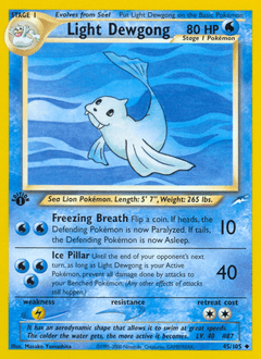 Light Dewgong 1st Edition - Neo Destiny