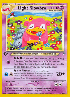 Light Slowbro 1st Edition - Neo Destiny
