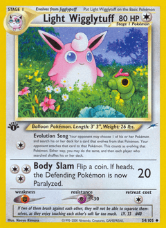 Light Wigglytuff 1st Edition - Neo Destiny