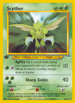 Scyther 1st Edition - Neo Destiny