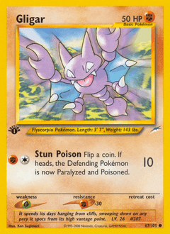 Gligar 1st Edition - Neo Destiny