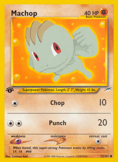 Machop 1st Edition - Neo Destiny