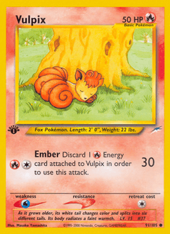 Vulpix 1st Edition - Neo Destiny