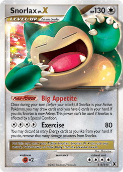 Snorlax LV.X Holo - Rising Rivals