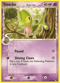 Treecko δ Normal - POP Series 4