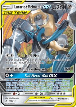 Lucario & Melmetal-GX Normal - Unbroken Bonds