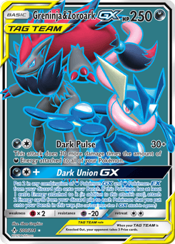 Greninja & Zoroark-GX Normal - Unbroken Bonds
