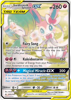 Gardevoir & Sylveon-GX Normal - Unbroken Bonds