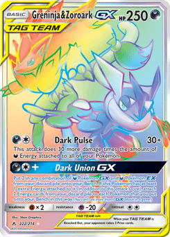 Greninja & Zoroark-GX Normal - Unbroken Bonds