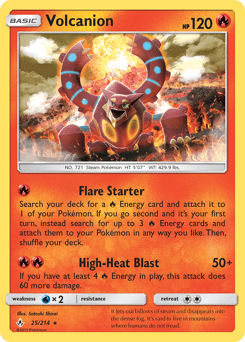 Volcanion Holo - Unbroken Bonds