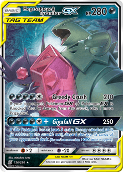 Mega Sableye & Tyranitar-GX Normal - Unified Minds