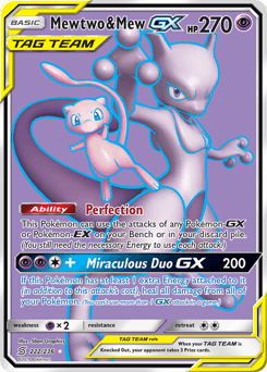 Mewtwo & Mew-GX Normal - Unified Minds