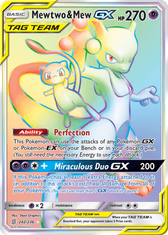 Mewtwo & Mew-GX Normal - Unified Minds
