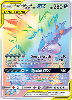 Mega Sableye & Tyranitar-GX Normal - Unified Minds