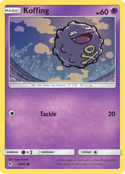 Koffing Normal - Hidden Fates