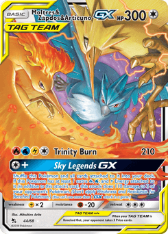 Moltres & Zapdos & Articuno-GX Normal - Hidden Fates