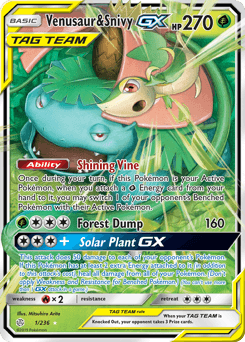 Venusaur & Snivy-GX Normal - Cosmic Eclipse