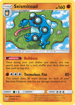 Seismitoad Normal - Cosmic Eclipse