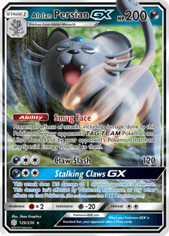 Alolan Persian-GX Normal - Cosmic Eclipse