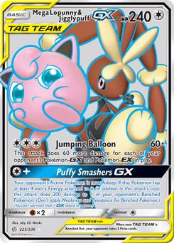 Mega Lopunny & Jigglypuff-GX Normal - Cosmic Eclipse