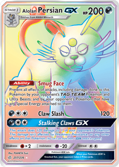 Alolan Persian-GX Normal - Cosmic Eclipse