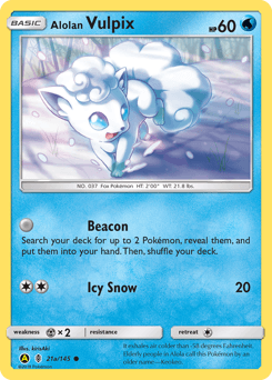 Alolan Vulpix Normal - Guardians Rising