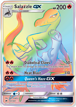 Salazzle-GX Normal - Burning Shadows