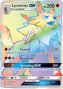 Lycanroc-GX Normal - Burning Shadows