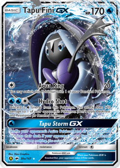 Tapu Fini-GX Normal - Burning Shadows