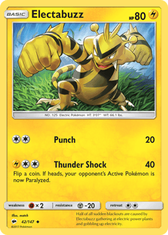 Electabuzz Normal - Burning Shadows