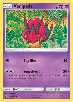 Venipede Normal - Burning Shadows