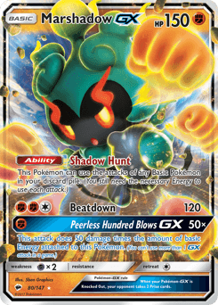 Marshadow-GX Normal - Burning Shadows