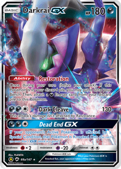 Darkrai-GX Normal - Burning Shadows