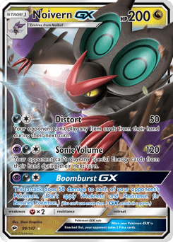 Noivern-GX Normal - Burning Shadows