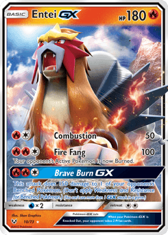 Entei-GX Normal - Shining Legends