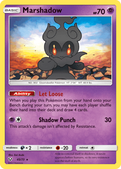 Marshadow Holo - Shining Legends